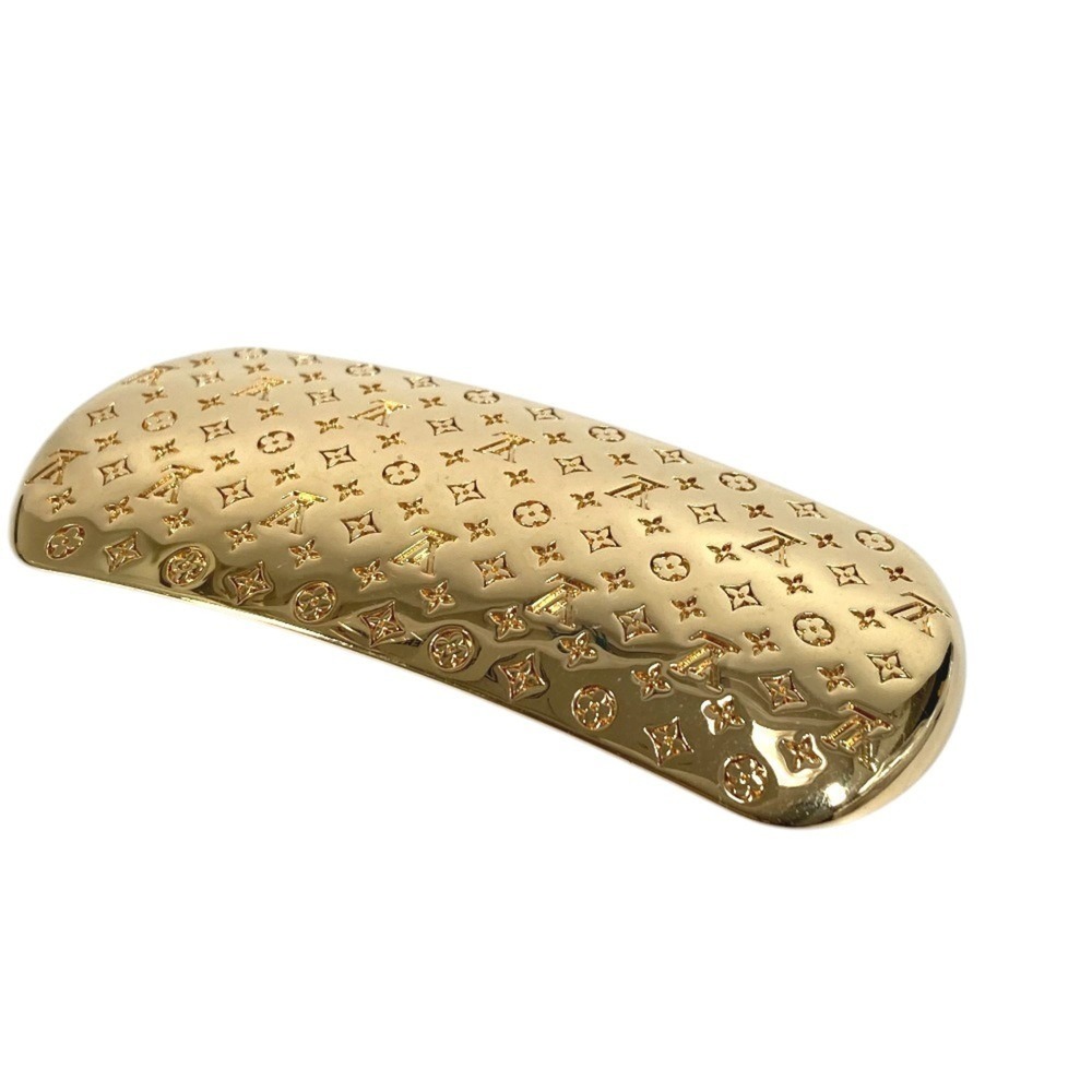 LOUIS VUITTON M80277 Monogram Nanogram Barrette Hair Accessory Clip Hairpin M... - Picture 2 of 7